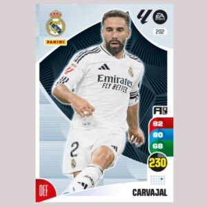 CARVAJAL - Real Madrid - Nº202 - Adrenalyn XL 24 25 - Panini