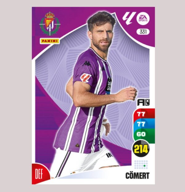 CÖMERT - Real Valladolid CF - Nº331 - Adrenalyn XL 24/25 - Panini
