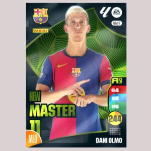 DANI OLMO - NEW MASTER 11 - FC Barcelona - NM/7 - Adrenalyn XL 24/25 - Panini