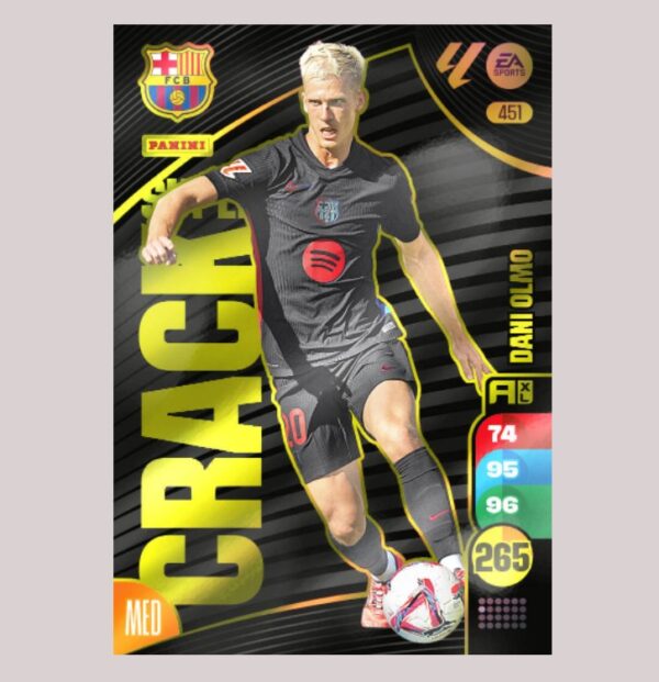 DANI OLMO - SUPER CRACK - FC Barcelona - Nº451 - Adrenalyn XL 24/25 - Panini