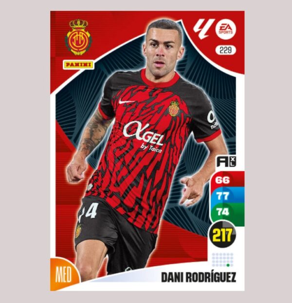 DANI RODRÍGUEZ - RCD Mallorca - Nº229 - Adrenalyn XL 24 25 - Panini