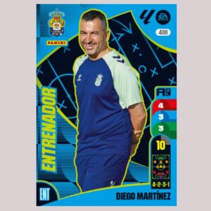 DIEGO MARTÍNEZ - ENTRENADOR - UD Las Palmas - Nº488 - Adrenalyn XL 24/25 - Panini