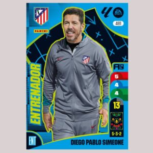DIEGO PABLO SIMENONE - ENTRENADOR - Atlético de Madrid - Nº481 - Adrenalyn XL 24/25 - Panini