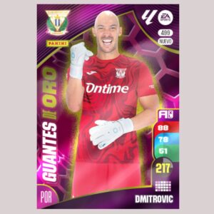 DMITROVIC - GUANTES DE ORO - CD Leganés - Nº499 - Adrenalyn XL 24/25 - Panini
