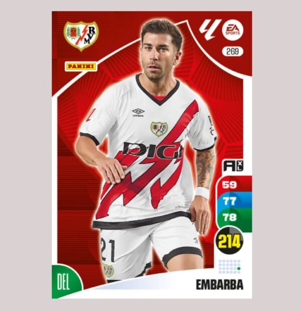 EMBARBA - Rayo Vallecano - Nº269 - Adrenalyn XL 24/25 - Panini