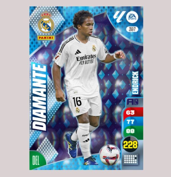 ENDRICK - DIAMANTE - Real Madrid - Nº397 - Adrenalyn XL 24/25 - Panini