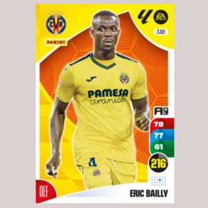 ERIC BAILLY - Villarreal CF - Nº348 - Adrenalyn XL 24/25 - Panini