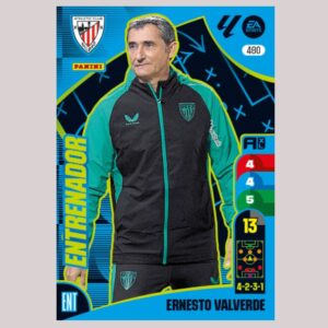 ERNESTO VALVERDE - ENTRENADOR - Athletic Club Bilbao - Nº480 - Adrenalyn XL 24/25 - Panini