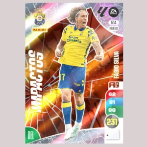 FÁBIO SILVA - IMPACTOS - UD Las Palmas - Nº514 - Adrenalyn XL 24/25 - Panini