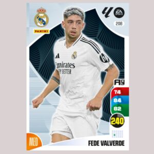 FEDE VALVERDE - Real Madrid - Nº208 - Adrenalyn XL 24 25 - Panini