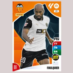FOULQUIER - Valencia CF - Nº311 - Adrenalyn XL 24/25 - Panini