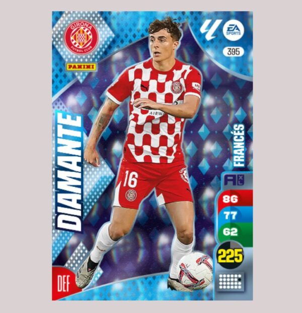 FRANCÉS - DIAMANTE - Girona FC - Nº395 - Adrenalyn XL 24/25 - Panini