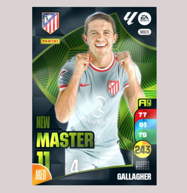 GALLAGHER - NEW MASTER 11 - Atlético de Madrid - NM/6 - Adrenalyn XL 24/25 - Panini
