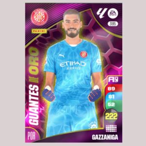 GAZZANIGA - GUANTES DE ORO - Girona FC - Nº385 - Adrenalyn XL 24/25 - Panini