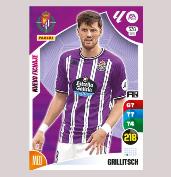 GRILLITSCH - Real Valladolid CF - Nº336 BIS - Adrenalyn XL 24/25 - Panini