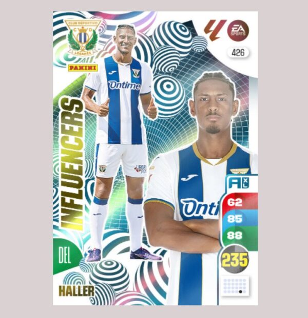 HALLER - INFLUENCERS - CD Leganés - Nº426 - Adrenalyn XL 24/25 - Panini
