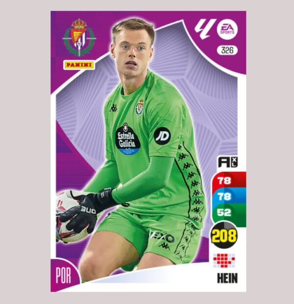 HEIN - Real Valladolid CF - Nº326 - Adrenalyn XL 24/25 - Panini