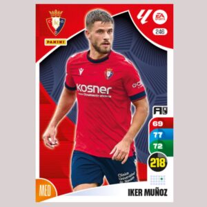 IKER MUÑOZ - CA Osasuna - Nº246 - Adrenalyn XL 24 25 - Panini