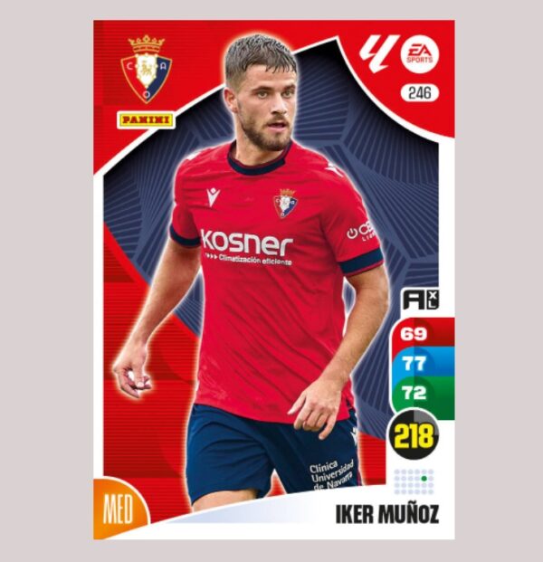 IKER MUÑOZ - CA Osasuna - Nº246 - Adrenalyn XL 24 25 - Panini