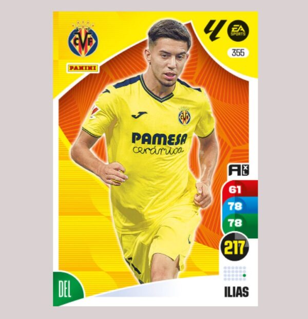 ILIAS - Villarreal CF - Nº355 - Adrenalyn XL 24/25 - Panini