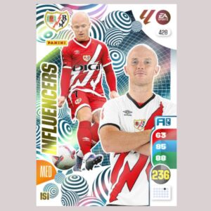 ISI - INFLUENCERS - Rayo Vallecano - Nº428 - Adrenalyn XL 24/25 - Panini