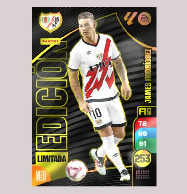 JAMES RODRÍGUEZ - EDICIÓN LIMITADA - Rayo Vallecano - Adrenalyn XL 24/25 - Panini