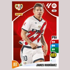 JAMES RODRÍGUEZ - Rayo Vallecano - Nº266 - Adrenalyn XL 24/25 - Panini