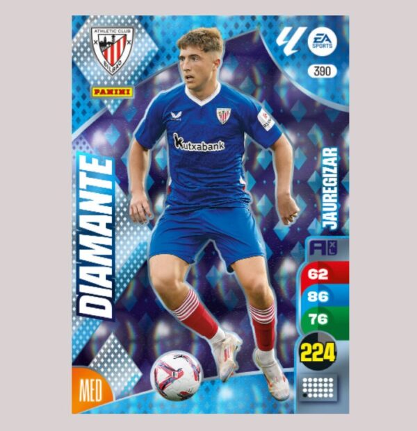 JAUREGIZAR - DIAMANTE - Athletic Club Bilbao - Nº390 - Adrenalyn XL 24/25 - Panini