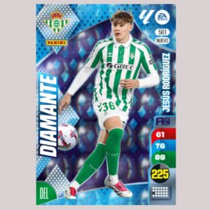 JESÚS RODRÍGUEZ - DIAMANTE - Real Betis - Nº501 - Adrenalyn XL 24/25 - Panini
