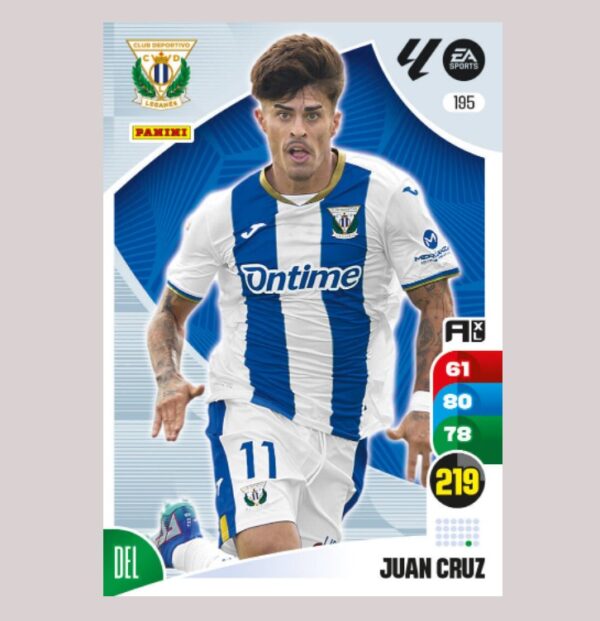JUAN CRUZ - CD Leganés - Nº195 - Adrenalyn XL 24/25 - Panini