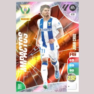 JUAN CRUZ - IMPACTOS - CD Leganés - Nº438 - Adrenalyn XL 24/25 - Panini