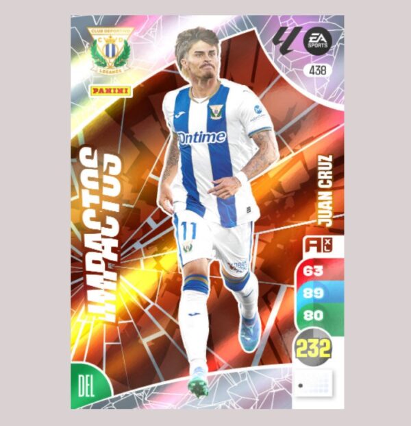 JUAN CRUZ - IMPACTOS - CD Leganés - Nº438 - Adrenalyn XL 24/25 - Panini