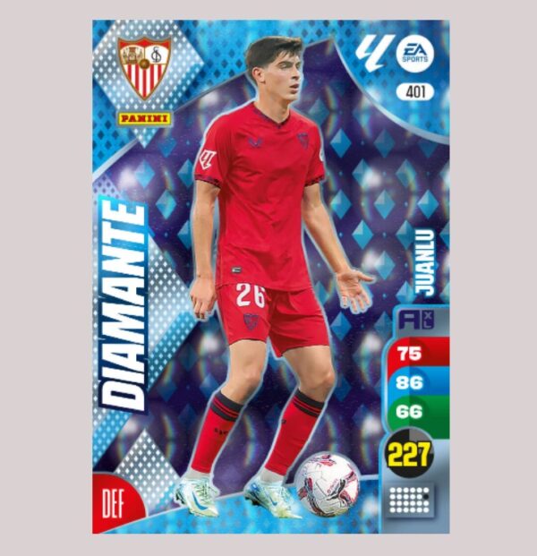 JUANLU - DIAMANTE - Sevilla FC - Nº401 - Adrenalyn XL 24/25 - Panini