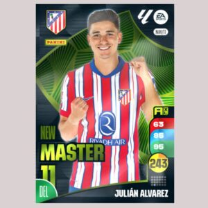JULIÁN ÁLVAREZ - NEW MASTER 11 - Atlético de Madrid - NM/11 - Adrenalyn XL 24/25 - Panini