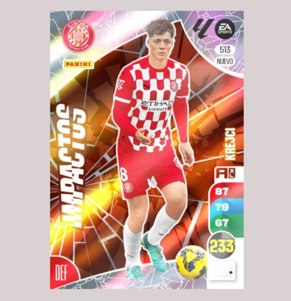 KREJCI - IMPACTOS - Girona FC - Nº513 - Adrenalyn XL 24/25 - Panini