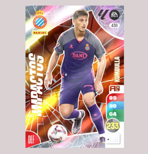 KUMBULLA - IMPACTOS - RCD Espanyol - Nº436 - Adrenalyn XL 24/25 - Panini