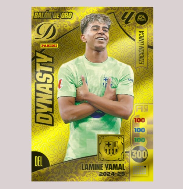 LAMINE YAMAL 2024-25 - BALÓN DE ORO DYNASTY - FC Barcelona - Adrenalyn XL 24/25 - Panini