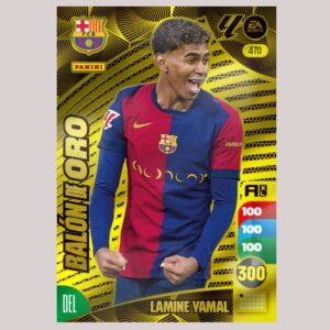 LAMINE YAMAL - BALÓN DE ORO - FC Barcelona - Nº470 - Adrenalyn XL 24/25 - Panini