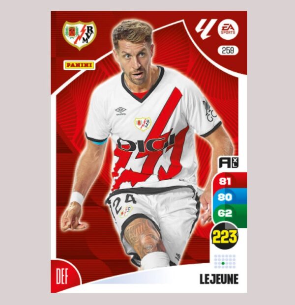 LEJEUNE - Rayo Vallecano - Nº259 - Adrenalyn XL 24 25 - Panini