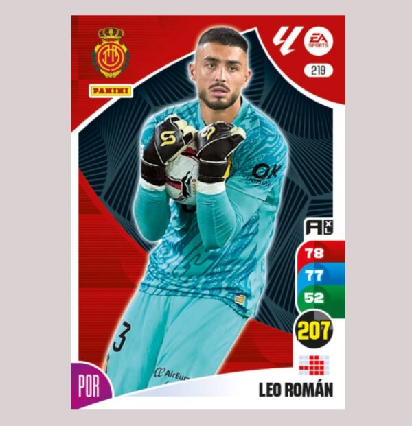 LEO ROMÁN - RCD Mallorca - Nº219 - Adrenalyn XL 24 25 - Panini