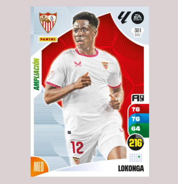 LOKONGA - Sevilla FC - Nº301 BIS - Adrenalyn XL 24/25 - Panini
