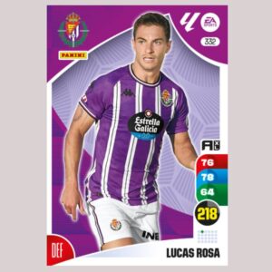 LUCAS ROSA - Real Valladolid CF - Nº332 - Adrenalyn XL 24/25 - Panini