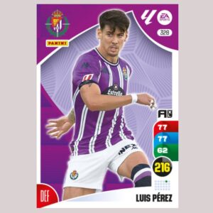 LUIS PÉREZ - Real Valladolid CF - Nº328 - Adrenalyn XL 24/25 - Panini
