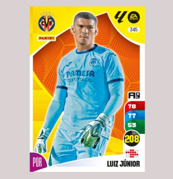 LUIZ JÚNIOR - Villarreal CF - Nº345 - Adrenalyn XL 24/25 - Panini