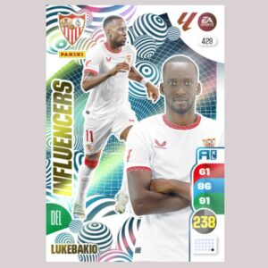 LUKEBAKIO - INFLUENCERS - Sevilla FC - Nº429 - Adrenalyn XL 24/25 - Panini