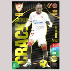 LUKEBAKIO - SUPER CRACK - Sevilla FC - Nº517 - Adrenalyn XL 24/25 - Panini