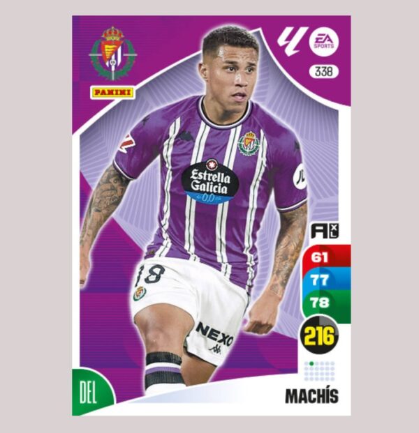 MACHÍS - Real Valladolid CF - Nº338 - Adrenalyn XL 24/25 - Panini