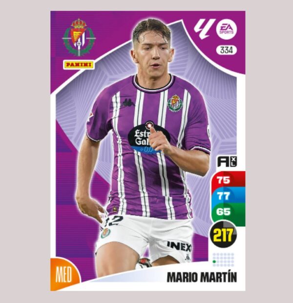 MARIO MARTÍN - Real Valladolid CF - Nº334 - Adrenalyn XL 24/25 - Panini