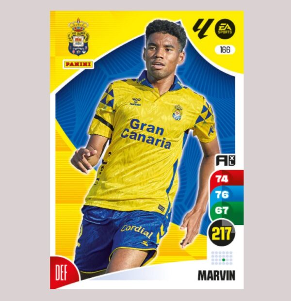 MARVIN - UD Las Palmas - Nº166 - Adrenalyn XL 24 25 - Panini