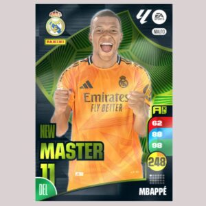 MBAPPÉ - NEW MASTER 11 - Real Madrid - NM/10 - Adrenalyn XL 24/25 - Panini